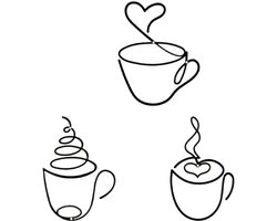 3-delige wanddecoratieset – Wandkunst – wanddecoratie - wanddecoratie woonkamer – Geschikt voor woonkamers, gangen en cafés – Metaal – Zwart