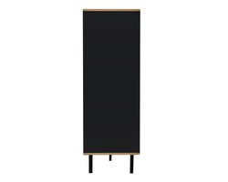 3-delige woonkamermeubelset – salontafel, tv-meubel en dressoir – modern design in hout en zwart – veel opbergruimte, stijlvolle elegantie voor elk huis