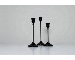 3 elegante kaarsenhouders