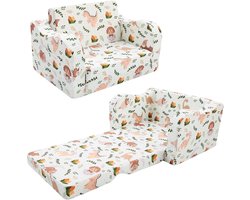 3-In-1 Dinosaurus Kinderbank – Uitklapbare Speel- & Slaapbank