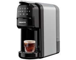 3-in-1 Koffiezetapparaat met Dubbele Modus: Espresso & Heetwaterfunctie - 700 ml Multifunctionele Coffee Machine met Touchbediening en Transparante, Demonteerbare Watertank - Compact Ontwerp voor Thuisgebruik en Kantoor (Gemakkelijk Schoon te Maken)