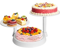 3-laagse Taartstandaard Etagère voor Bruiloft en Verjaardag