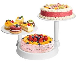 3-laagse Taartstandaard Etagère voor Bruiloft en Verjaardag