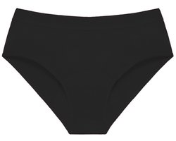 3-pack menstruatieondergoed voor dames, zuiver katoen, lekvrij, menstruatiebescherming, wasbaar,Zwart-L