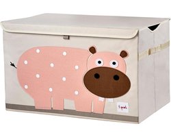 3 Sprouts Speelgoedkist - Nijlpaard