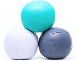 3 Starter Jongleerballen - Leren Jongleren Set | Jongleerballen met 6 panelen, standaardmaat, voor beginners, kinderen, tieners & volwassenen. Met SkillAddicts app