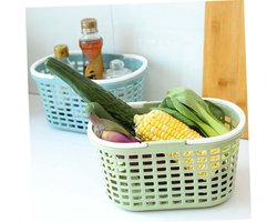 3 Stuks Draagbare Opbergmand Badkamer Organizer - Kunststof Mand Douche College Badkamer - Schoonmaak Organizer met Handvat Bathroom organizer