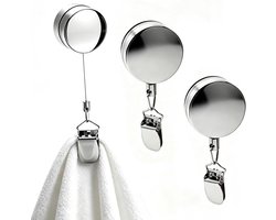 3 stuks handdoekklemmen metalen hanger voor handdoeken