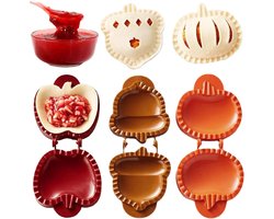 3 Stuks Handgemaakte taartvorm - Appeltaartvorm - Zaktaartvormmaker - Mini kerst handgemaakte taartvorm - Gemakkelijk schoon te maken - Geschikt voor Thanksgiving, Halloween, Kerst keukengereedschap