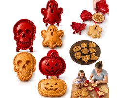 3 Stuks Handgemaakte taartvorm - uitsteekvormen - Appeltaartvorm - Zaktaartvormmaker - Deegvorm - Halloween Kerstuitsteekvormen - voor Halloween, Kerst keukengereedschap - 8x8x2cm