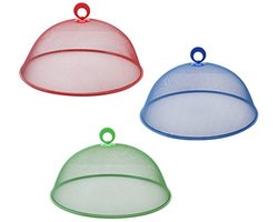 3 stuks metalen voedselafdekking voor buitenfeesten en picknicks