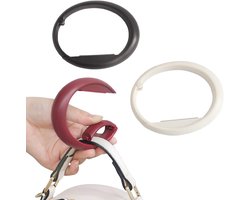 3 stuks Plastic Tas Haak voor Tafel - Opvouwbare en Anti-slip Tafelhaak voor Dames Handtassen - Draagbare Tassenhaak - Tafelhaak voor tasse - Draagbare Tafelhaak - Handige Accessoire voor Onderweg - Draagbare Tassenhaak