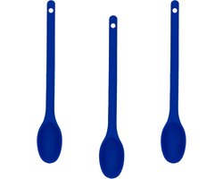 3 Stuks Siliconen Lepel Set - Hittebestendig Keukengereedschap voor Koken, Bakken en Roeren