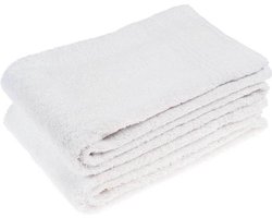 3 Stuks Witte Bamboe Handdoek 50x100 cm 600Gr m²