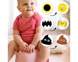 3 Verkleurende Plasstickers - Toiletstickers voor Kinderen - Houd je WC schoon met Toiletstickers - Gaat Jaren Mee - Zindelijkheidstraining - Maak je Kindje Leuk en Sneller Zindelijk met Plasstickers in de WC of op Potje - Op het Potje - Kadootje
