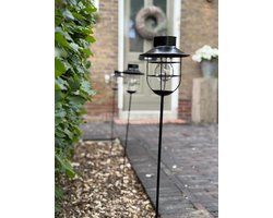 3 voor €30,--Solar tuinlamp Buitenlamp - Tuinverlichting - lantaarn -prikker