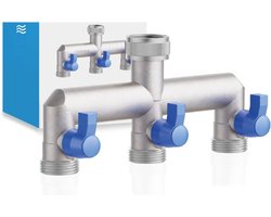 3-Weg Verdeler Van Messing Voor Gebruik In Huis En Tuin – 3-Weg Y-Verdeler Voor Een G 3-4 Inch Wateraansluiting