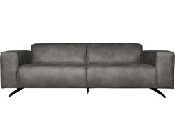 3 zitsbank - Lambada - leer Hunter grijs 104