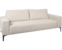 3-zitsbank Stegen - Stof - Beige - 220 x 83 x 91 cm (BxHxD)