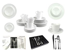 30-delig Servies en Bestek Set voor Feestelijke Gelegenheden