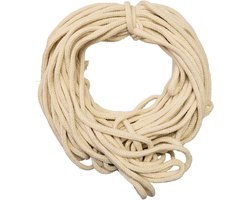 30 Meter Roll 1/4" Round Katoenen Wicks - Brandstofvervanging voor Kerosine en Olielamp - Lampberger Lamp Dietz Olielantaarn