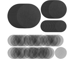 30 sheets of filter fleece for planter, diameter 3.9/6.3/20 cm + 30 pieces grid inserts for 10 cm flower pots - ShopVlot