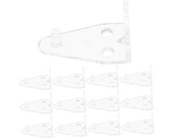 30 Stks Blind Hold down Beugels 2 Inch Doorzichtige Plastic Jaloezieën Haken Bodem Rail Hold Clips Vervanging Voor Horizontale Jaloezieën