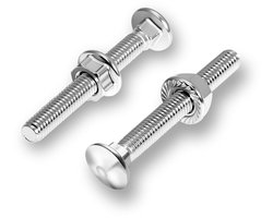 30 stuks Body Bouten M6 × 40 mm Ronde Kop Bouten DIN 603 met Zeskantmoer a Flens M6 Op grote schaal gebruikt in machine bouw woondecoratie