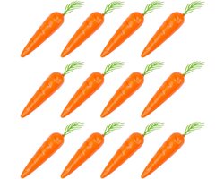 30 stuks kunstmatige mini-wortelen levensecht schuim wortelornament decoratief konijn kleine simulatie plantaardig voedsel voor thuis keuken tafel decoratie fotografie paasfeest