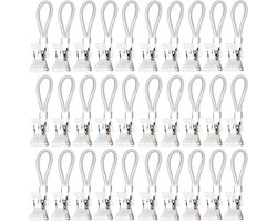 30 Stuks Metalen Handdoek Klemmen voor Keuken en Badkamer, Ideaal voor Theedoeken, Pothouders en Keukenaccessoires