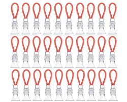 30 Stuks Metalen Handdoekklemmen - Duurzame Hangers voor Handdoeken en Keukentextiel