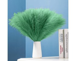 30 Stuks Pampasgras - 55 cm Kunstmatige Decoratie voor Woonkamer, Keuken en Bruiloft - Fluffy Faux Boho Versiering