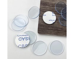 30 stuks transparante antislippads - antislip stickers voor tafelblad rond - antislip onderlaag - antislip pads voor eettafels en werkbanken