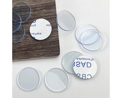 30 stuks transparante antislippads voor tafelblad - rond antislip stickers voor eettafels en werkbanken
