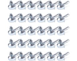 30 stuks vervangende plankdragerpennen, zinklegering boekenplankpennen voor planken plankdragerhouders pin compatibel met Ikea onderdeel 131372 Billy boekenkast