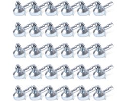 30 Stuks Vervangende Shelf Support Pens - Zinklegering Boekenplank Steunen Compatibel met IKEA Deel 131372 Billy Boekenkast