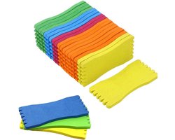 30 Stuks Vissers Winding Line Bord - Schuim Winding Platen voor Vissersaccessoires, Ideaal voor Leiders, Haken en Rigs, 6 x 13 cm
