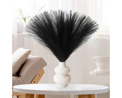 30 Stuks Zwart Kunstpampasgras Gedroogd Decoratie voor Boho Woonaccessoires