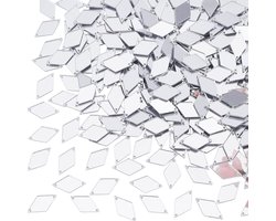 300 Stuks Spiegel voor Stof - Acryl Spiegels voor DIY, Strass en Avondjurken - 17,5 x 9,5 cm