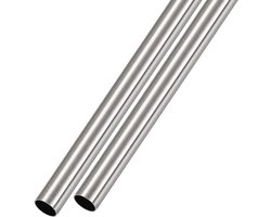 304 RVS Pijp (9mm AD x 0.5mm Wand D x 300mm L) - 2 Stuks Rechte Slangen voor Meubel- en Machinegebruik