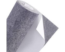 30cm x 2m Grijze Zelfklevende Vilt Stof, Lade Liner Voor Diy Ambachten Naaien Accessoires En Sieraden Lade Doos Stof Peel Stick, 3mm Dikke