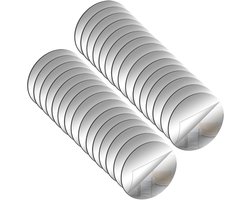30pcs ronde spiegel - 3cm spiegeltegels - zelfklevende wandspiegel - plakken spiegel - flexibele plastic spiegel - frameloze kleine spiegel voor woonkamer - slaapkamer decor