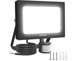 30W LED Schijnwerper met Bewegingssensor | 2800LM en IP66 Waterdicht | Superheldere Buitenspot voor Tuinen, Garages en Sportvelden