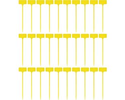 30x Herbruikbare Waterdichte Plantenstekers T-Vormig voor Binnen en Buiten - Geel