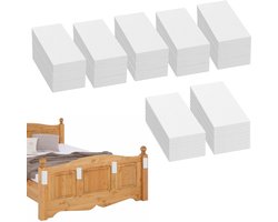 32 stuks EVA-schuim afstandhouders, zelfklevende muurbeschermer, bedhoofdeindestopper voor muur, incl. 16 stuks (15 mm dik) en 16 stuks (5 mm dik) muurbuffer voor wandbedden, kasten