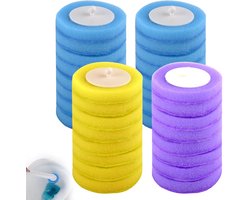 32 Stuks Navulkoppen voor Toilettenborstel - Hygiënische Sponskoppen - Voor de Badkamer