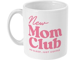 330ml New Mom Club Mok – Cadeau voor Nieuwe Mama, Mommy to Be, Zwangerschap Cadeau, Koffie en Thee Beker, moederdag