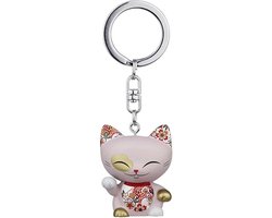 3.5" L Sleutelhanger, Roze
