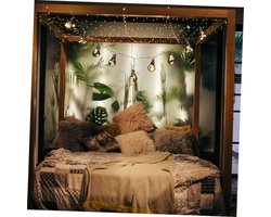 3,5geschikt voorer lichtsnoergeschikt voor 10 led's in 8 verschillende standen, perfect een romantische versiering van kerstbomen, bruiloften, feesten en binnengebruik (warm wit licht).