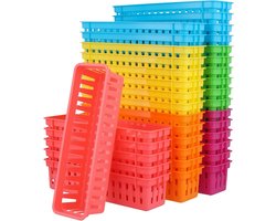 36 Stuks Kleurige Pennen Organizer Mandjes van 10 x 3 x 2.4 Inch voor Bureau, School en Opberging